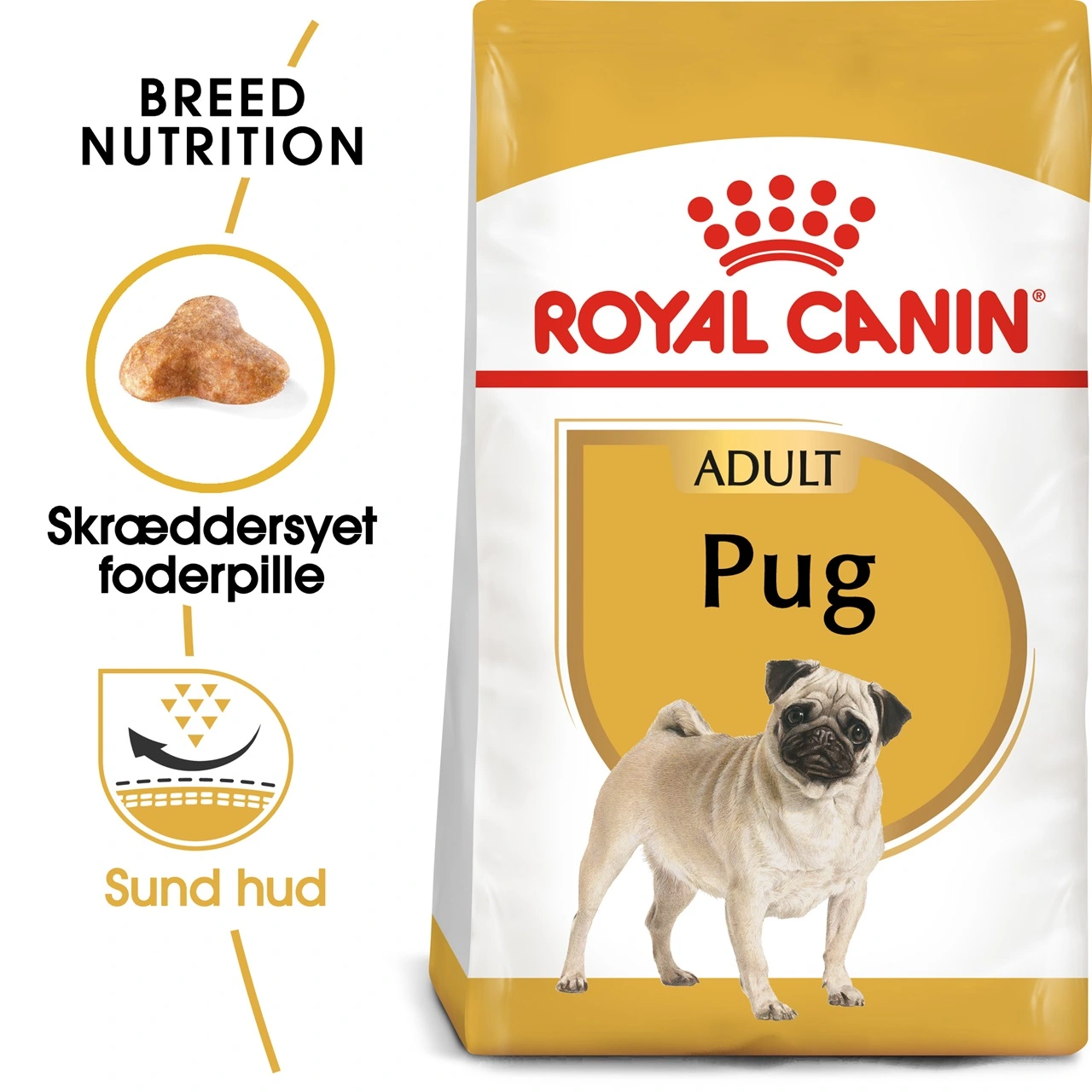 Royal Canin Pug Adult 7,5 kg - tørfoder til mops